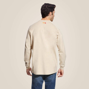 Ariat FR Air Henley Sand Heather. (Allow 3-5 Weeks for Delivery) Ariat FR Air Henley Sand Heather. (Allow 3-5 Weeks for Delivery)