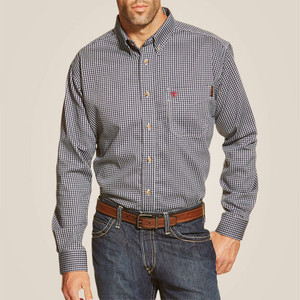 Ariat FR Basic Blue-Multi Work Shirt Ariat FR Basic Blue-Multi Work Shirt