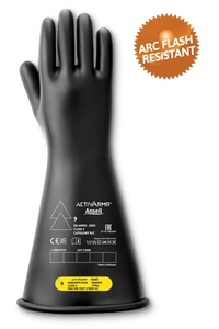 Ansell- ActivArmr- Class 2- Straight Cuff Electrical Insulating Glove 16"
