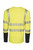 DragonWear Mens Pro Dry Hi Vis Long Sleeve Shirt 