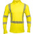 DragonWear Men's Pro Dry® Tech Long Sleeve Hi-Vis Yellow FR Shirt w/ Hood (Allow 3-5 weeks )