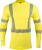 DragonWear Men's Pro Dry® Tech Long Sleeve Hi-Vis Yellow FR Shirt 