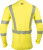 DragonWear Men's Pro Dry® Tech Long Sleeve Hi-Vis Yellow FR Shirt 