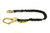 Jelco 6' Arc Flash Lanyard with Steel Snaphook & Rebar Hook
