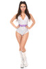 Shop Daisy Corsets Lingerie & Outerwear Corsetry-Lavender Holo Body Harness With Wings