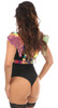 Shop Daisy Corsets Lingerie & Outerwear Corsetry-Rainbow Holo Body Harness With Wings