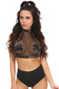 Shop Daisy Corsets Lingerie & Outerwear Corsetry-Black/Gold Fishnet Body Harness