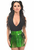 Shop Daisy Corsets Lingerie & Outerwear Corsetry-Green Holo Fringe Skirt