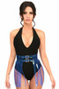 Shop Daisy Corsets Lingerie & Outerwear Corsetry-Blue Clear Fringe Skirt