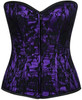 Shop Daisy Corsets Lingerie & Outerwear Corsetry-Lavish Purple Lace Front Zipper Corset