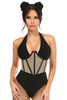 Shop Daisy Corsets Lingerie & Outerwear Corsetry-Lavish Nude Mesh Open Cup Waist Cincher