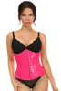 Shop Daisy Corsets Lingerie & Outerwear Corsetry-Lavish Hot Pink Patent UnderBust Corset