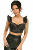 Shop Daisy Corsets Lingerie & Outerwear Corsetry-Lavish Celestial UnderWire Bustier Top With Removable Ruffle Sleeves