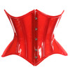 Shop Daisy Corsets Lingerie & Outerwear Corsetry-Lavish Red Clear Curvy UnderBust Waist Cincher Corset