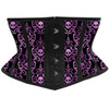 Shop Daisy Corsets Lingerie & Outerwear Corsetry-Lavish Purple & Black Waist Cincher Corset