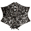 Shop Daisy Corsets Lingerie & Outerwear Corsetry-Lavish Black/Silver Brocade Corset Belt Cincher