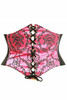 Shop Daisy Corsets Lingerie & Outerwear Corsetry-Lavish Fuchsia Embroidered Corset Belt Cincher