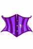 Shop Daisy Corsets Lingerie & Outerwear Corsetry-Lavish Clear Purple Curvy Cut Mini Cincher Corset