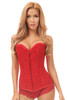 Shop Daisy Corsets Lingerie & Outerwear Corsetry-Lavish Red Lace OverBust Corset 