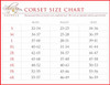 Daisy Corsets Size Chart