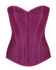 Shop Daisy Corsets Lingerie & Outerwear Corsetry-Lavish Fuchsia Glitter Front Zipper Corset