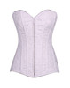 Shop Daisy Corsets Lingerie & Outerwear Corsetry-Lavish White Lace OverBust Corset With Zipper