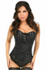 Shop Daisy Corsets Lingerie & Outerwear Corsetry-Lavish Black Lace-Up OverBust Corset With Black Lace