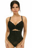 Shop Daisy Corsets Lingerie & Outerwear Corsetry-Lavish Black Lace Mini Cincher