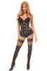 Shop Daisy Corsets Lingerie & Outerwear Corsetry-Top Drawer Steel Boned Fishnet UnderBust Corset