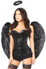 Shop Daisy Corsets Lingerie & Outerwear Corsetry-Top Drawer 4-Piece Night Angel Corset Costume