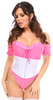 Shop Daisy Corsets Lingerie & Outerwear Corsetry-Top Drawer White Satin Steel Boned Mini Cincher