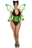 Shop Daisy Corsets Lingerie & Outerwear Corsetry-Top Drawer 2-Piece Green Pixie Fairy Corset Costume