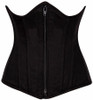 Shop Daisy Corsets Lingerie & Outerwear Corsetry-Top Drawer Black Cotton UnderBust Steel Boned Corset