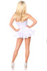 Shop Daisy Corsets Lingerie & Outerwear Corsetry-Top Drawer White Satin Steel Boned Corset Dress