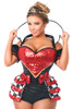 Shop Daisy Corsets Lingerie & Outerwear Corsetry-Top Drawer 6-Piece Royal Red Queen Corset Costume
