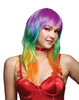 Women's Wig Rainbow Multi-Color