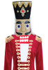 Men's Nutcracker Head Mascot Adult Costume
