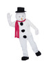 Men's Complete Snowman Mascot Adult Costume