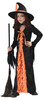 Girl's Witch Mystic Orange Child Costume