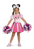 Girl's Minnie Mouse Cheerleader Child Costume