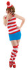 Women's Where's Waldo Dress Adult Costume