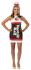 Women's Tootsie Roll Teardrop Dress Adult Costume