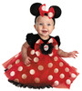Infant Red Minnie Deluxe Baby Costume