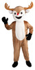 Men's Reindeer Mascot Adult Costume