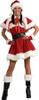 Women's Sexy Velvet Miss Santa Dress Adult Costume