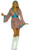 Women's Wild Swirl Dress Adult Costume