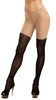 Women's Tights Sheer Lace-Up Nude/Black Adult Costume