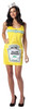 Women's Heinz Mustard Bottle Dress Adult Costume