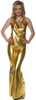 Women's Gold Ladies Night Adult Costume