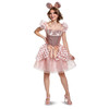 Women's Rose Gold Minnie Deluxe Adult Costume